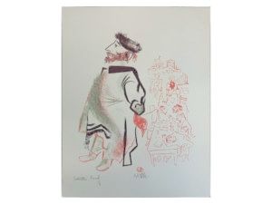 Shtetl Portfolio Plate 14 Untitled (Groise Macher)