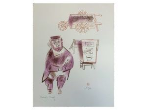 Shtetl Portfolio Plate 21 Untitled (The Junkman)