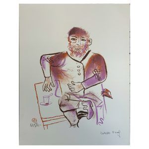 Shtetl Portfolio Plate 22 Untitled (A Cup of Tea)