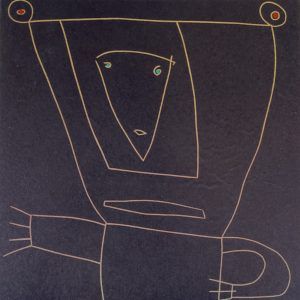 Figure with a Face On Its Nose