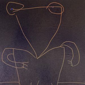 Figure with a Transparent Arm