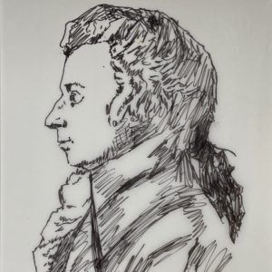Three Drawings of Mozart