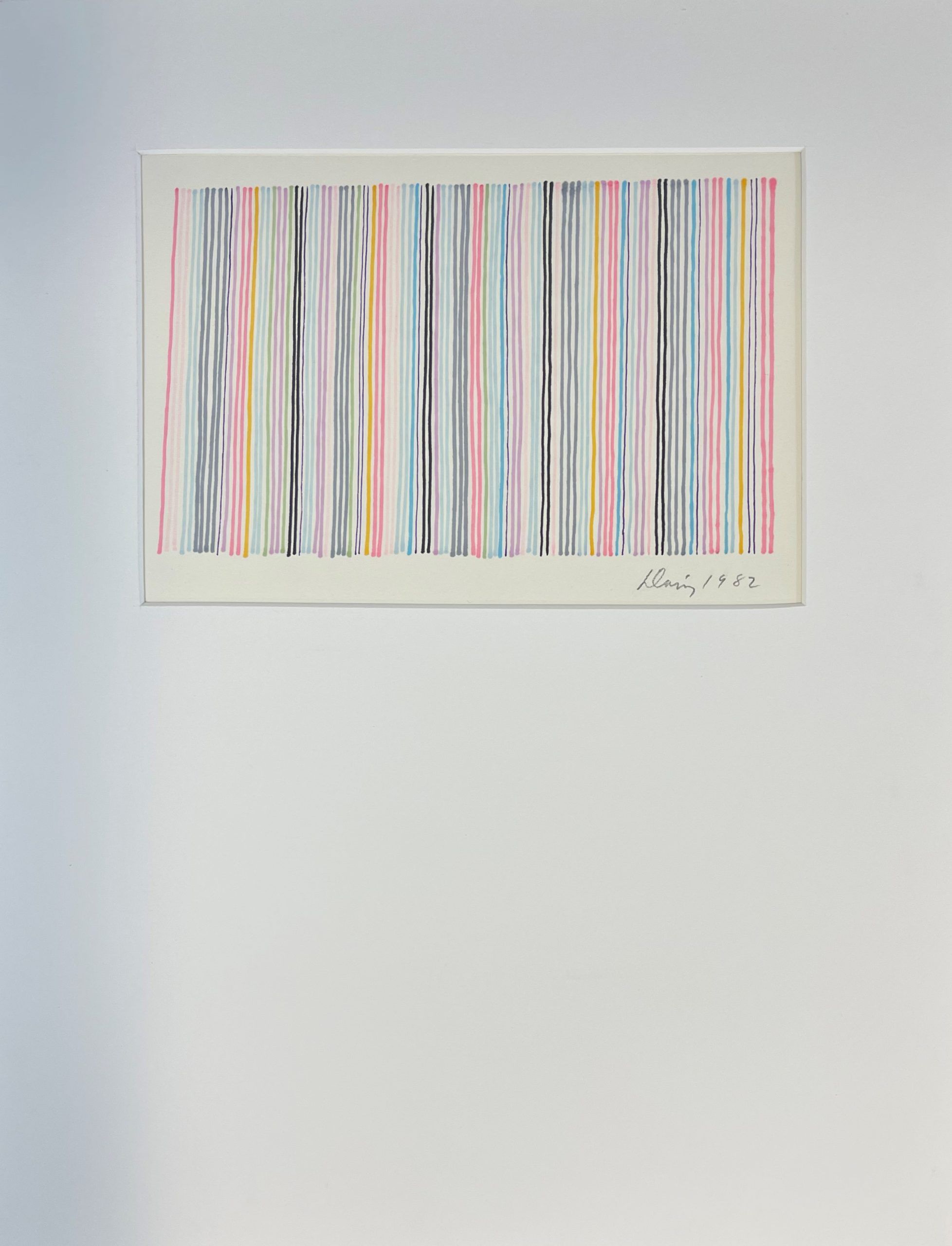 Untitled (Stripe Composition in Ink) - Image 4