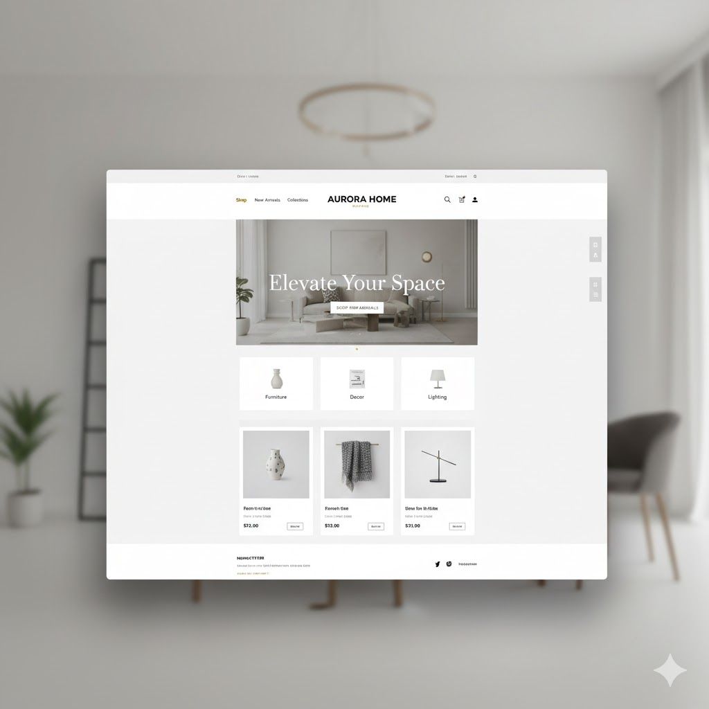 Contoh Desain Website E-Commerce Modern