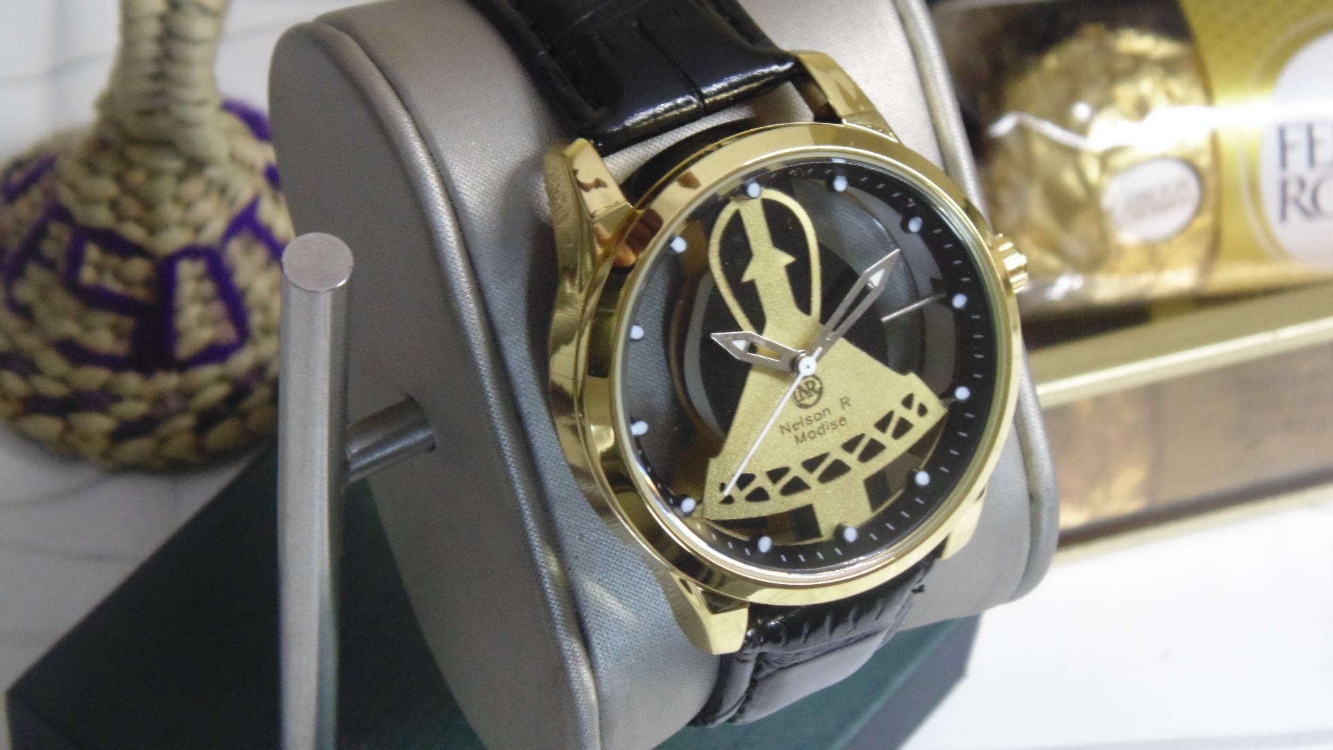 Nelson R Basotho Gold Leather