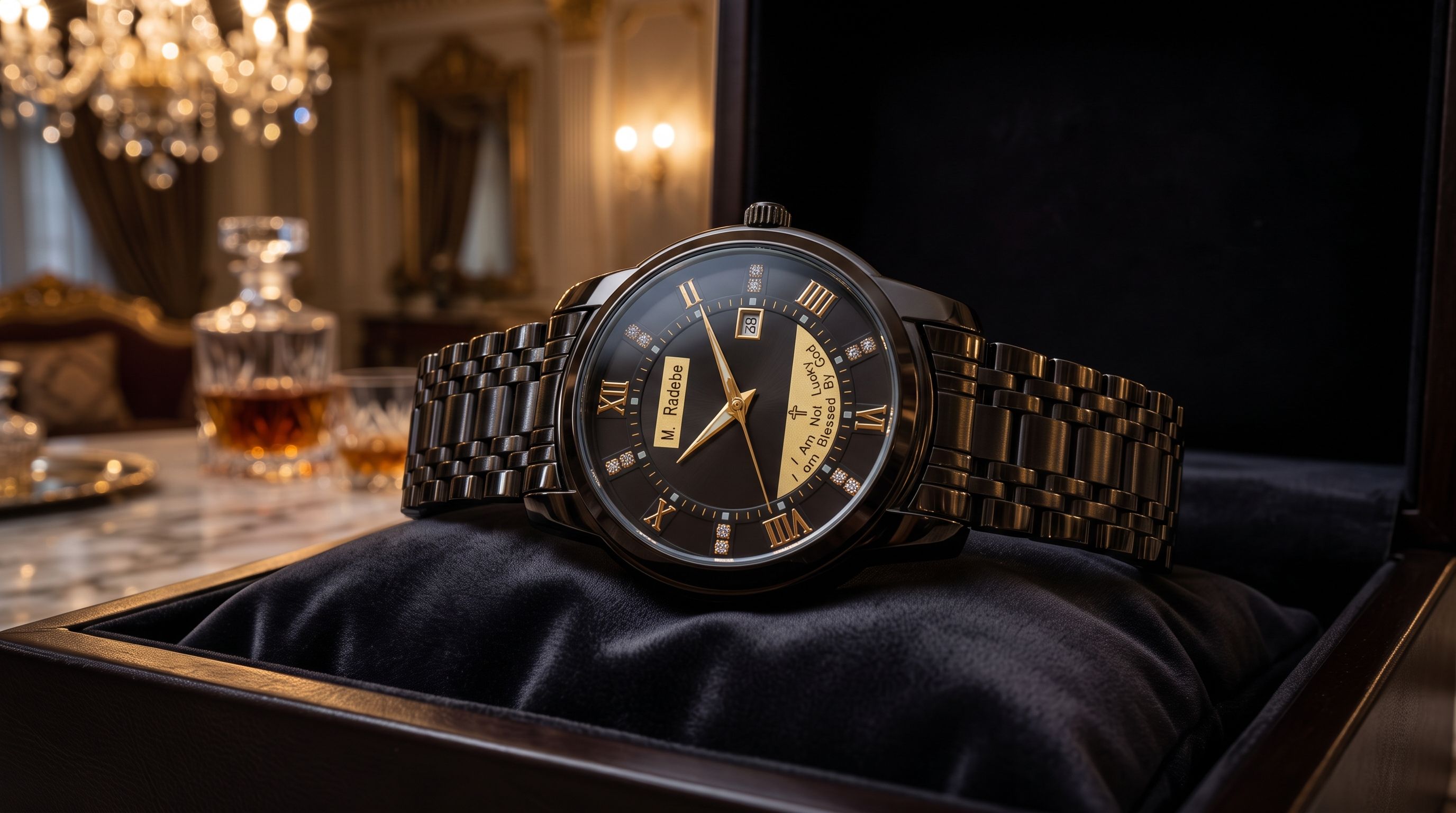 Fngeen calendarquartz black view 3