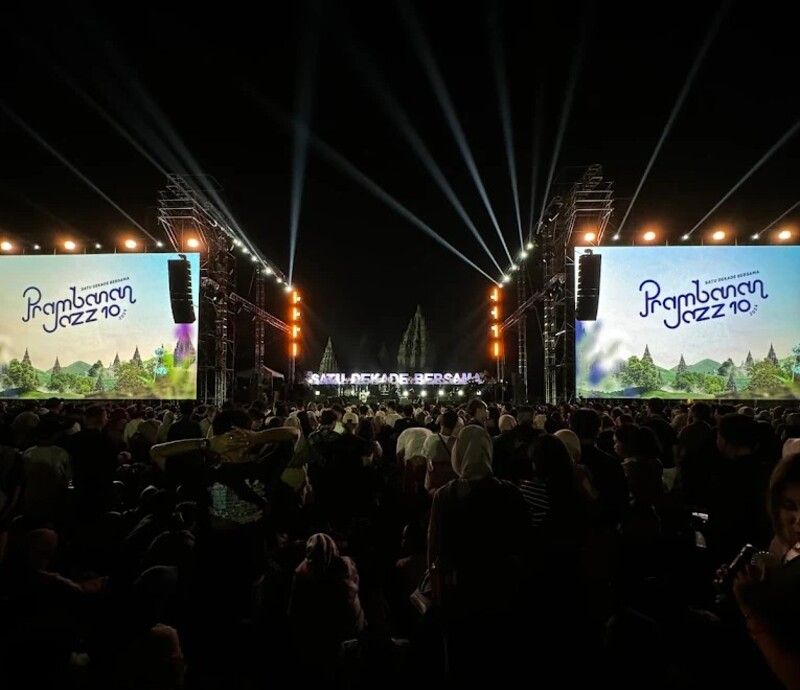 Tips nonton konser Prambanan Jazz Jogja paling nyaman