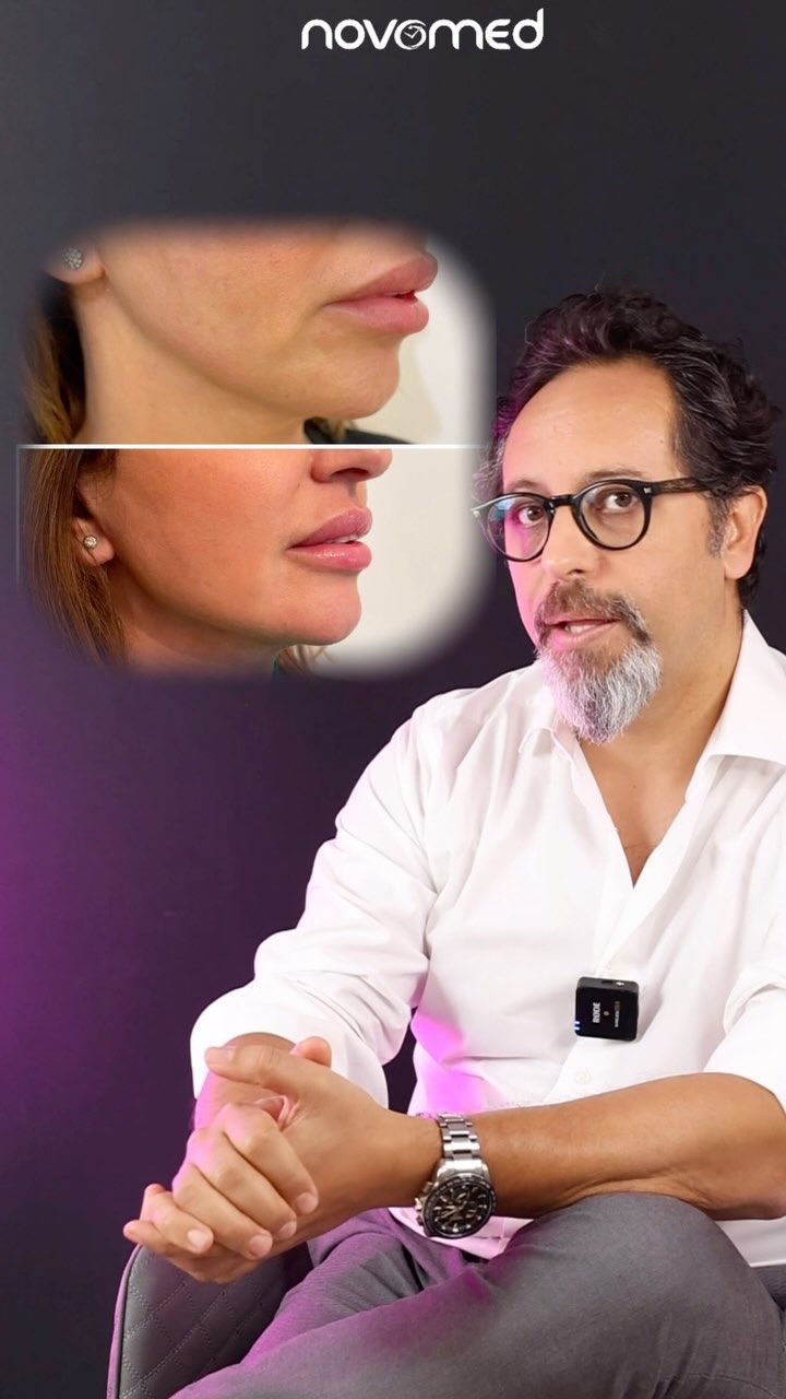 الدكتور بوراوي القطّي، جراح تجميل معتمد من EBOPRAS في دبي، خلال استشارة مريض لإجراءات نحت الجسم