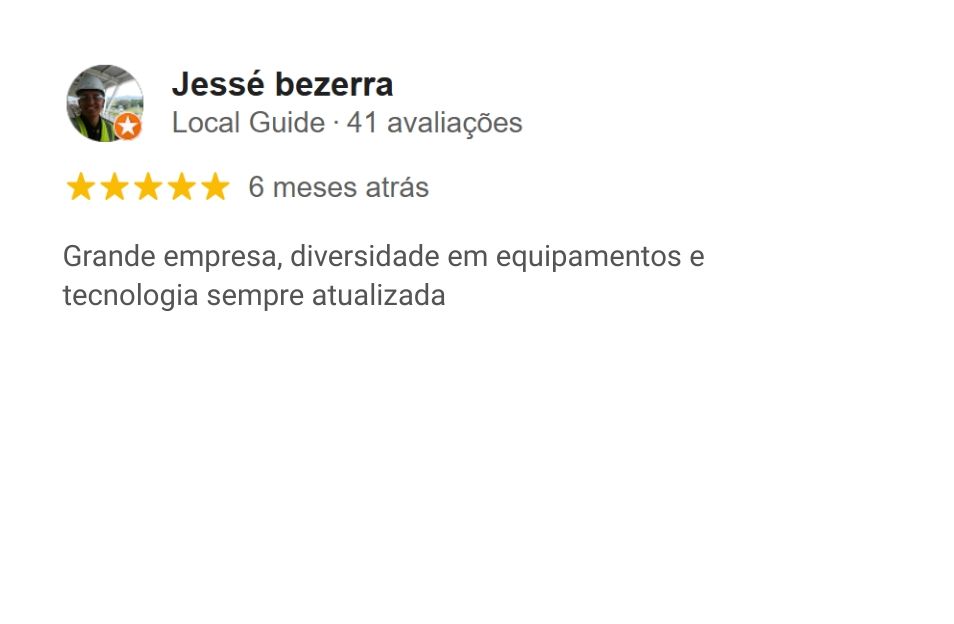 Avalia&ccedil;&atilde;o da Criffer no Google