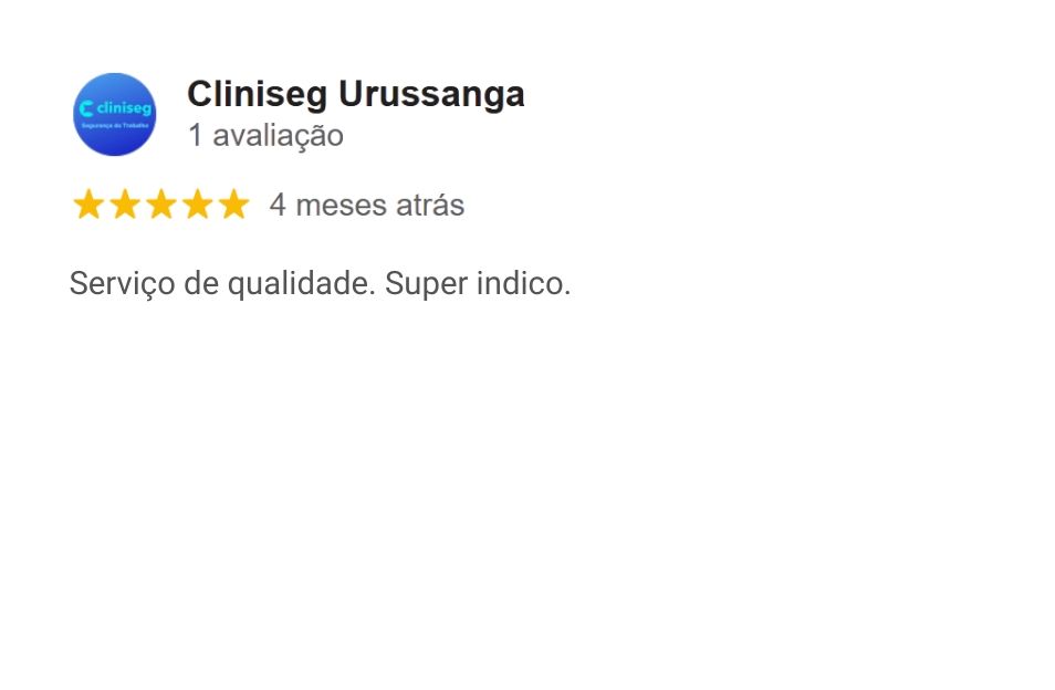 Avalia&ccedil;&atilde;o da Criffer no Google