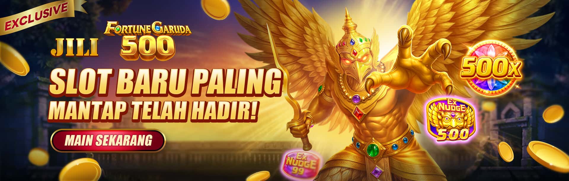 JILI - FORTUNE GARUDA 500 GAME PROMO BANNER