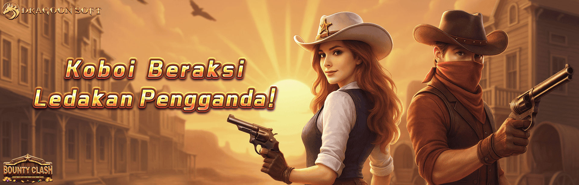 DRAGOONSOFT - BOUNTY CLASH GAME PROMO BANNER