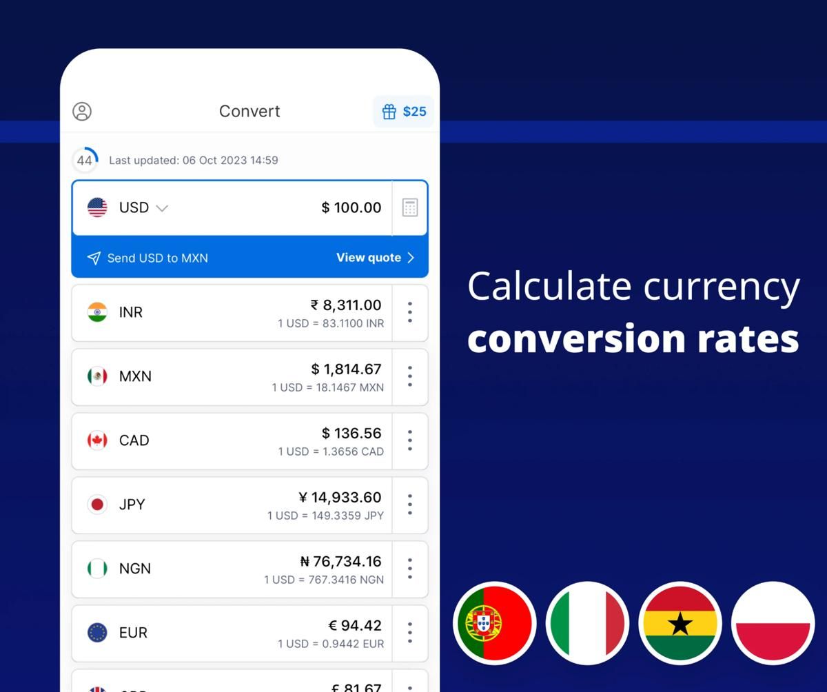 Theo dõi thay đổi tỷ giá giữa các đơn vị tiền tệ với XE currency
