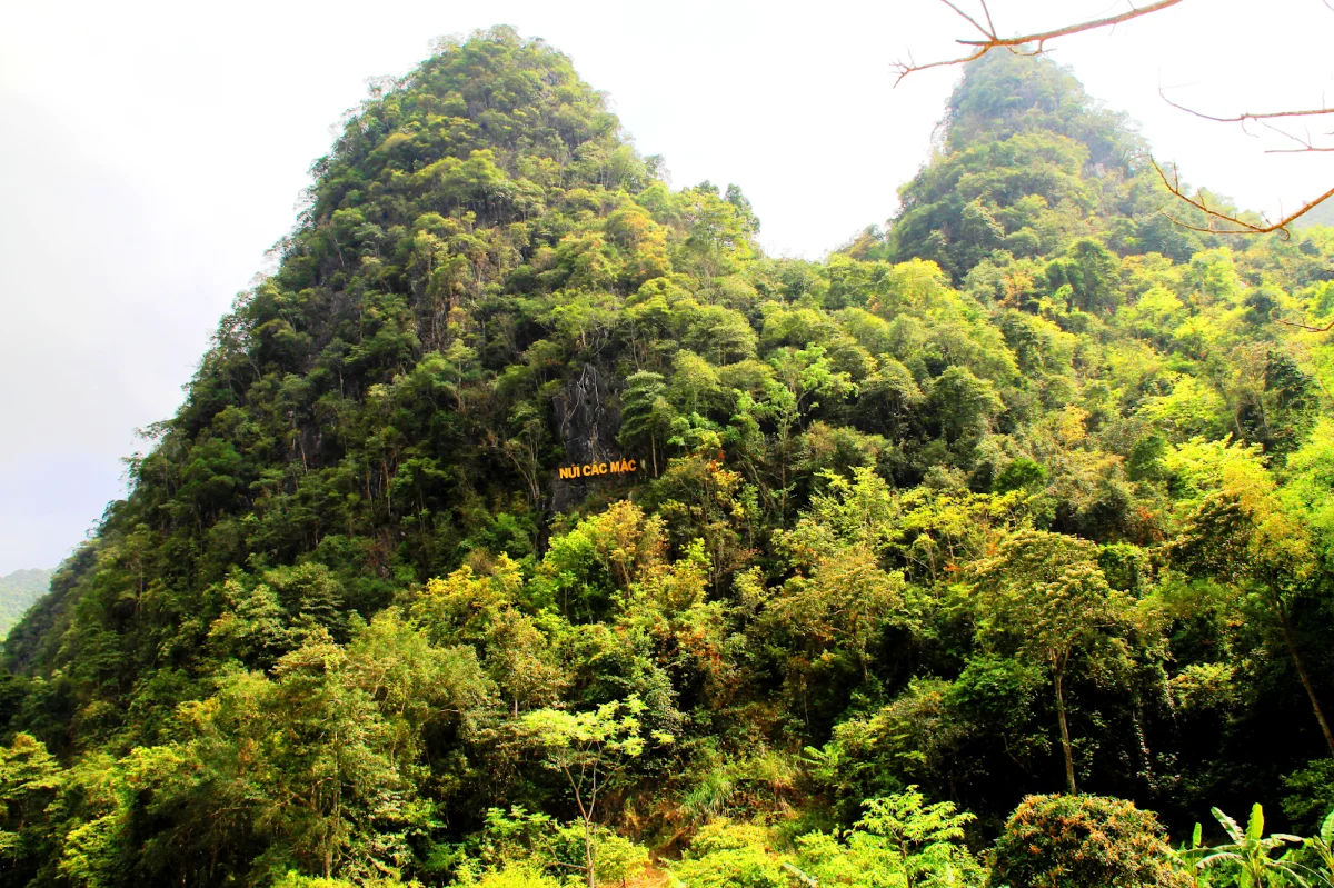 Exploring Karl Marx Mountain, a natural symbol at Pac Bo