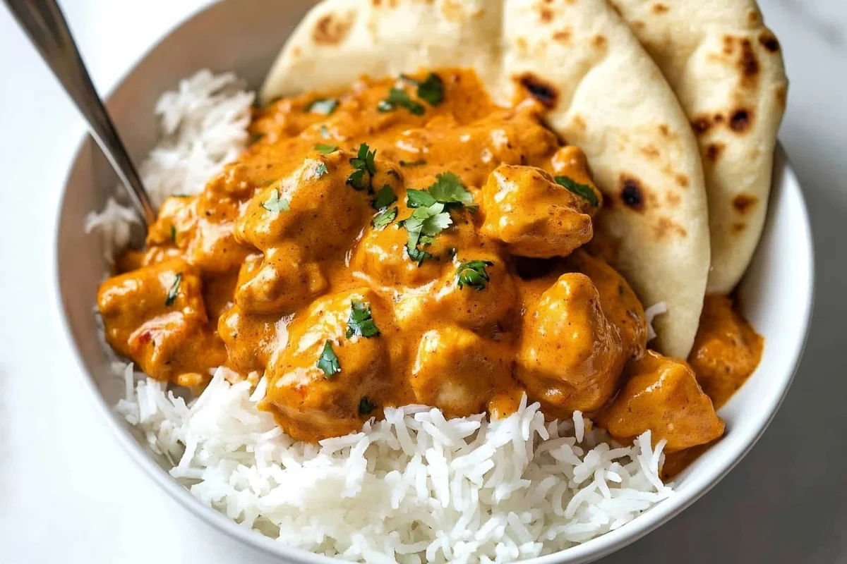 Món Butter Chicken (Gà Bơ) có vị béo đến từ bơ và sữa chua, cùng vị cay nhẹ