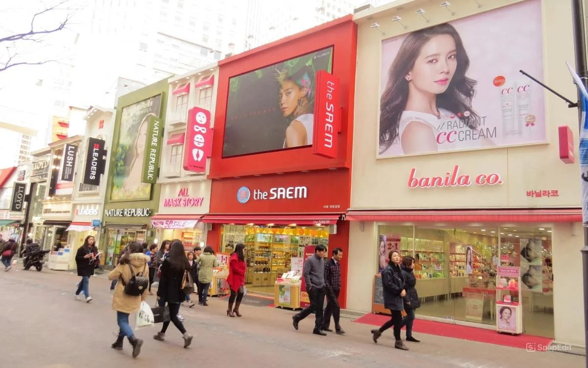 Shopping in Myeongdong