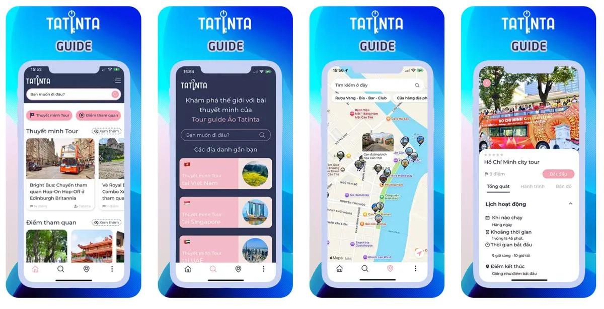 App du lịch Tatinta Guide - bạn đồng hành cùng du lịch tự túc