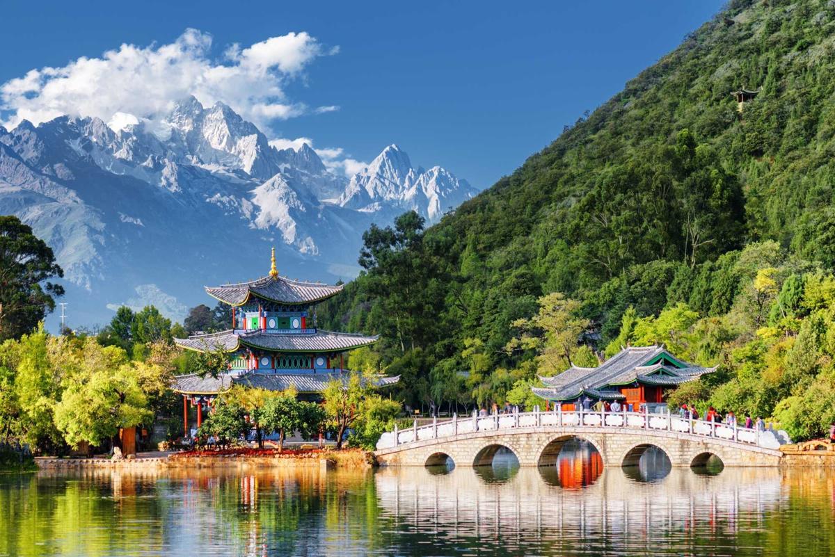 Một góc bình yên tại Lệ Giang, đẹp như tranh thủy mặc