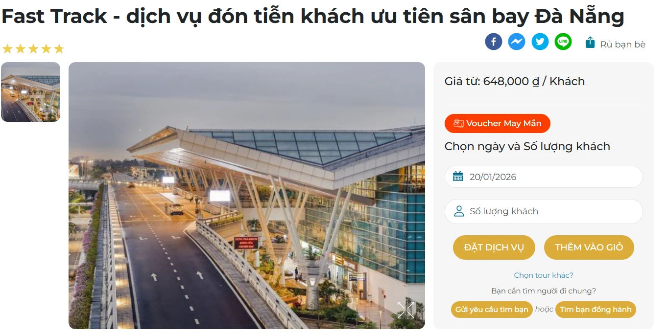 Dịch vụ fast track Đà Nẵng trên Sàn du lịch, sức khỏe và tri thức Tatinta