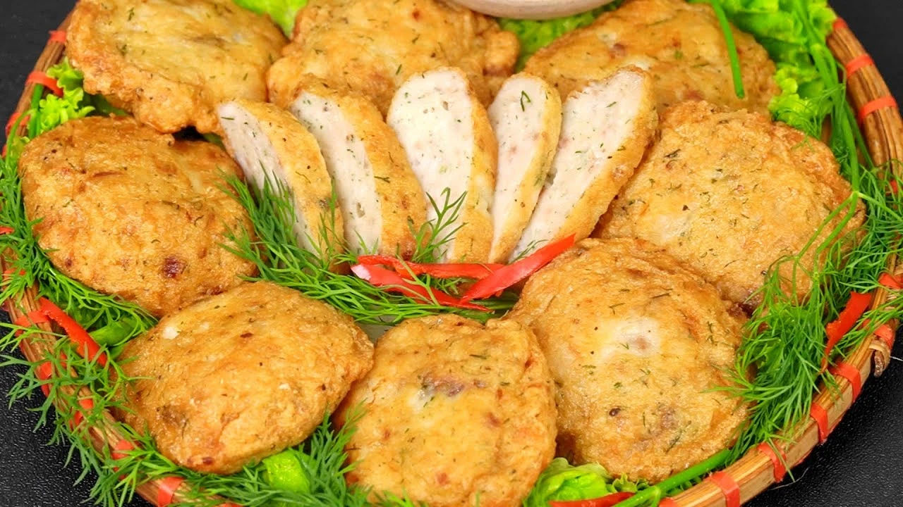 Chả cá vàng ươm ngọt thịt được làm từ cá tươi mới đánh bắt