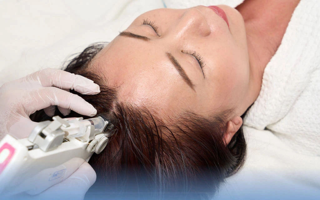 Customers utilizing services at the New Hair Transplant Institute