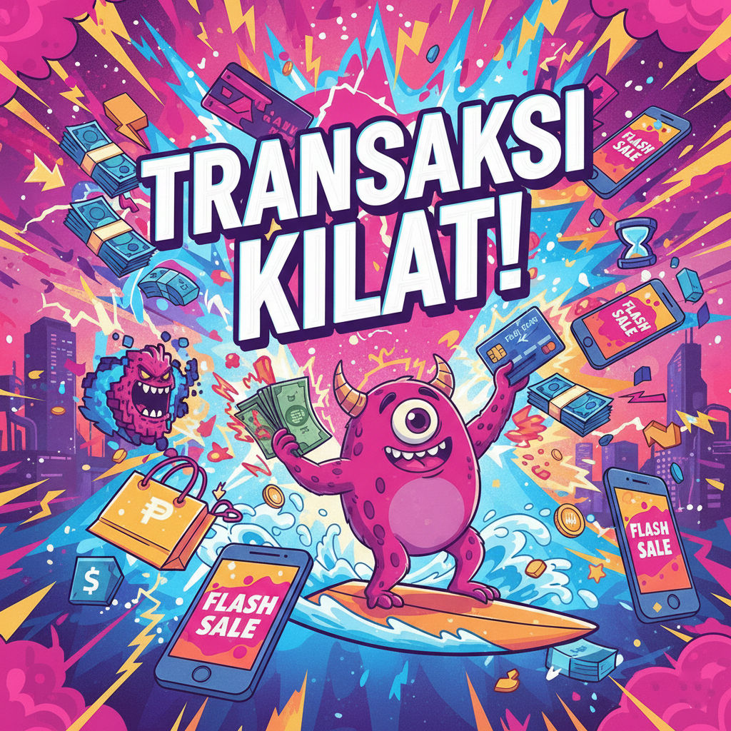 Ilustrasi transaksi deposit withdraw cepat dan aman