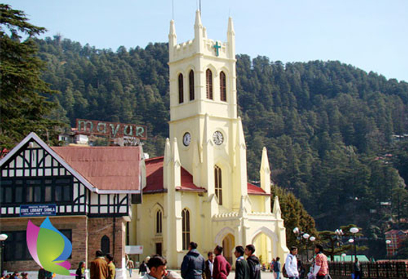 Mall road shimla