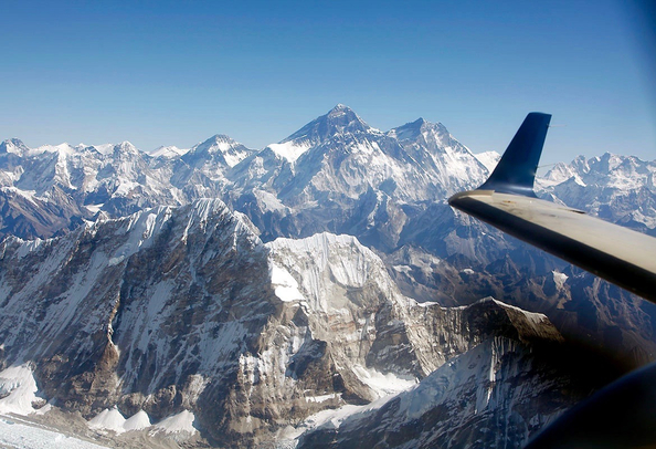 Everest from the air plane