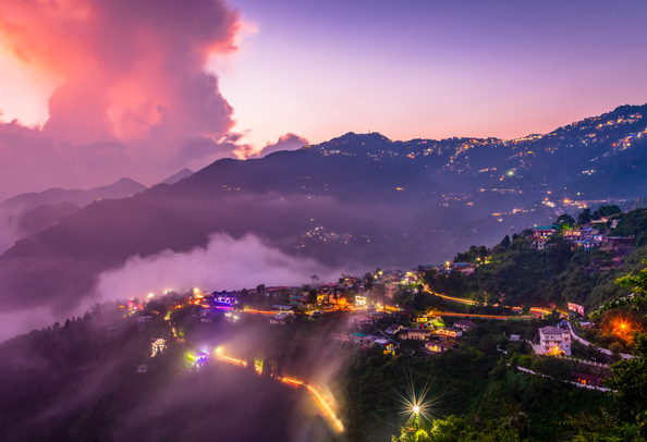 Dehradun from Bhatta falls