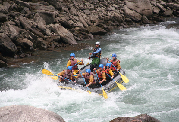 White water river rafting