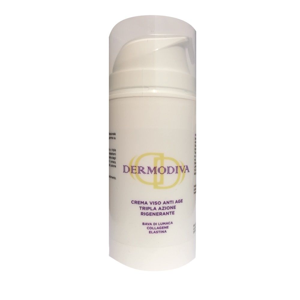Dermodiva Crema viso anti age tripla azione rigenerante bava di lumaca