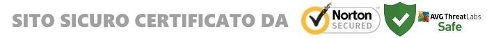 Bimbi Shopping è un sito sicuro certificato da Norton e AVG