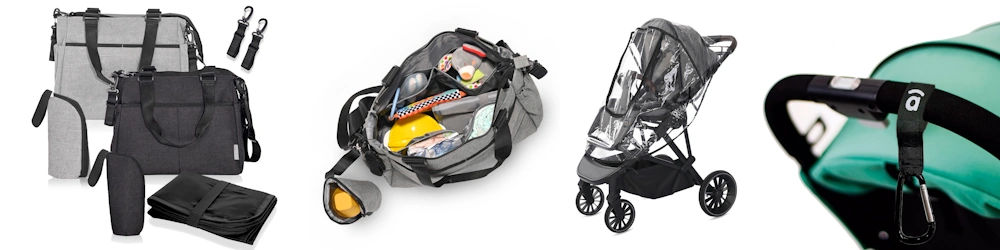 telo para pioggi ganci borsa fasciatoio passeggiono