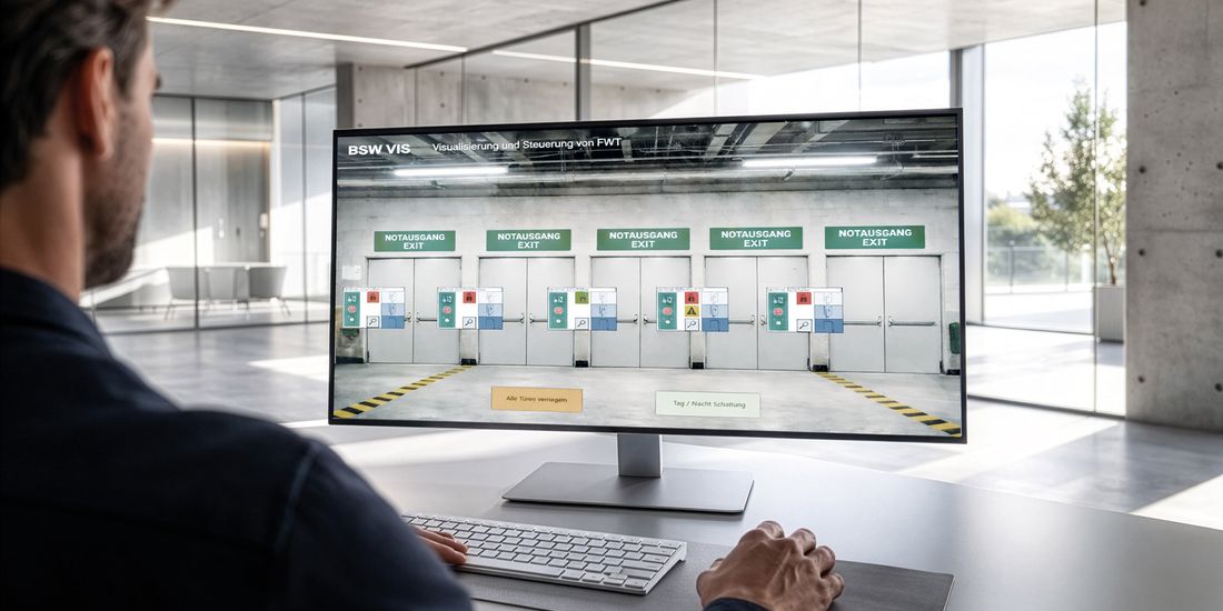 Commande centralisée et visualisation des issues de secours