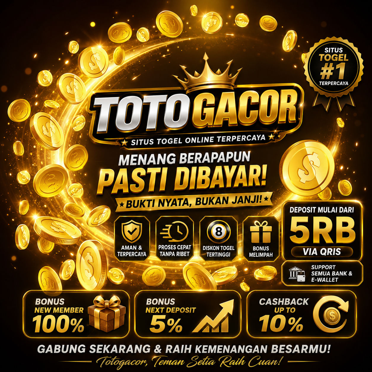 TOTOGACOR🚀Paling Banyak Dicari Tanpa Batas Gaskan Sekarang by Hey siriusly