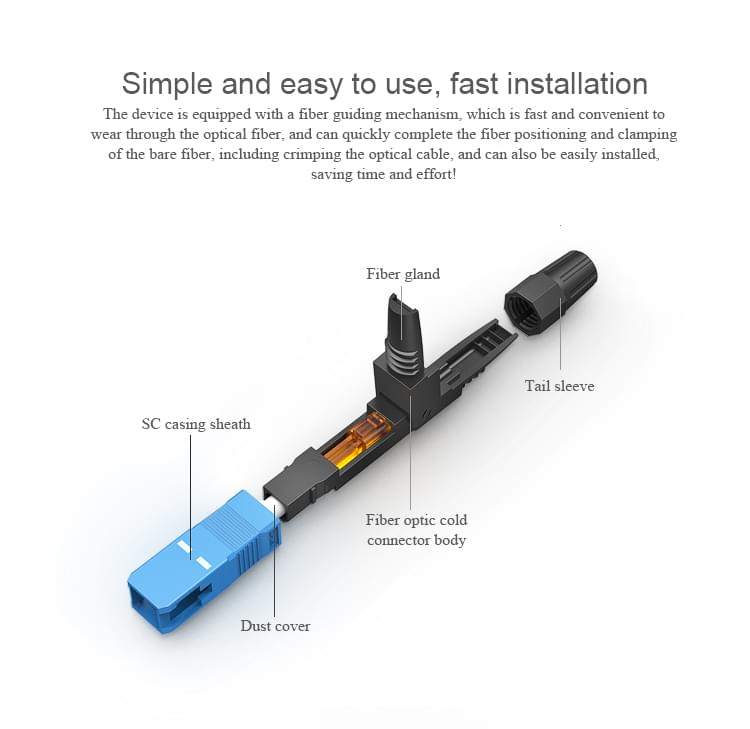 SC/UPC Fiber Optic Fast connector Quick Connector