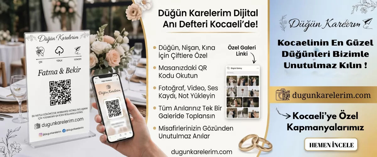 Düğün Karelerim ile Anılar Artık Hiç Kaybolmuyor