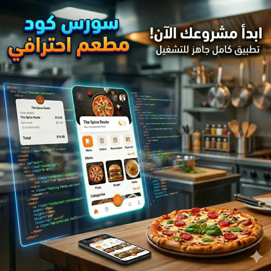 قالب برمجي لمطعم 