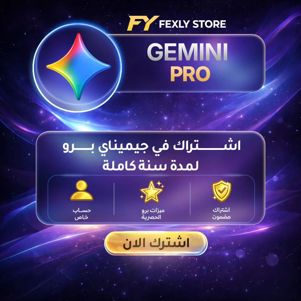 جيميناي برو لمدة سنة حساب خاص 