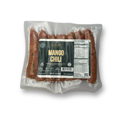 Mango Chili Smoked Halal Chicken Sausage (5-Pack)