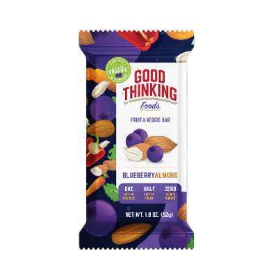 Blueberry Almond | Fruit & Veggie Bars (12-Pack)