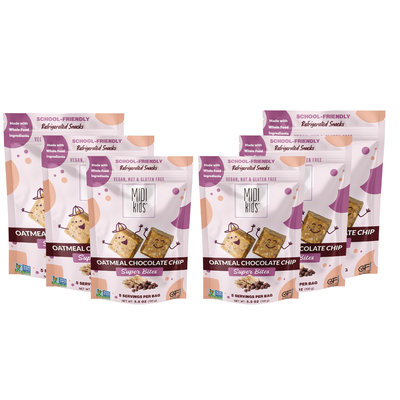 Oatmeal Chocolate Chip Bites - Nut Free Kids Snack (6-pack)