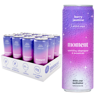 Moment - Berry Jasmine Adaptogen Drink (12-pack)