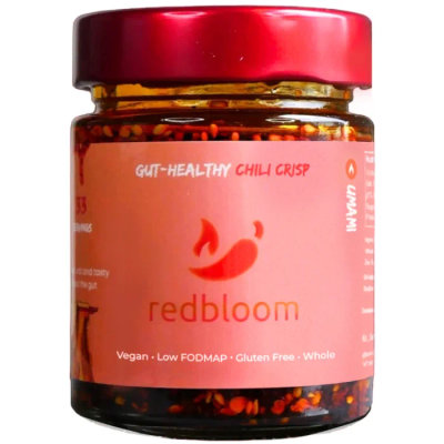 Redbloom Gut-Healthy Chili Crisp – Mild Umami | Vegan, GF