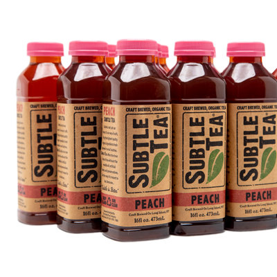 Subtle Tea Peach - 16 oz. - Case (12 Bottles)