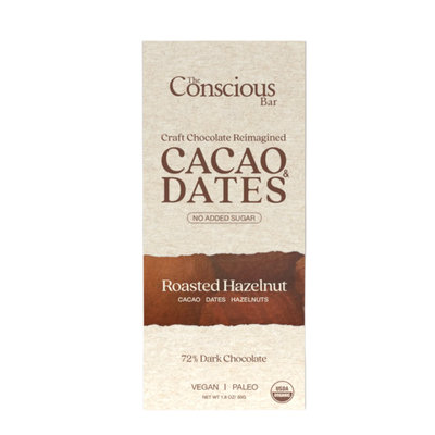Roasted Hazelnut Chocolate - 72% Cacao