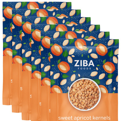 Sweet Apricot Kernels 1.06oz (6-Pack)