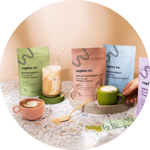 Matcha Plant-Based Collagen Boost Drink Blend Stick Packs