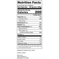 nutrition facts