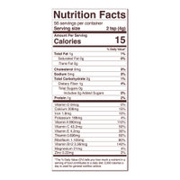 nutrition facts